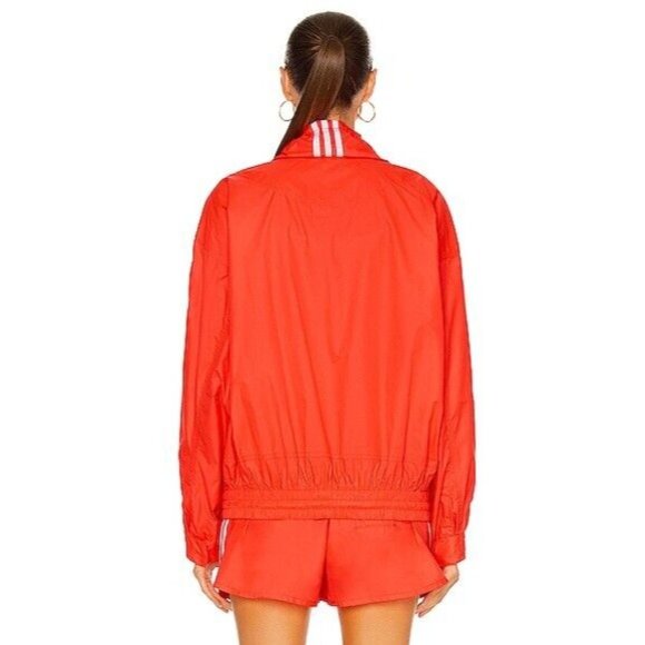 Stella McCartney Jayla Jacket Fluoro Coral Orange Red - Picture 5 of 10